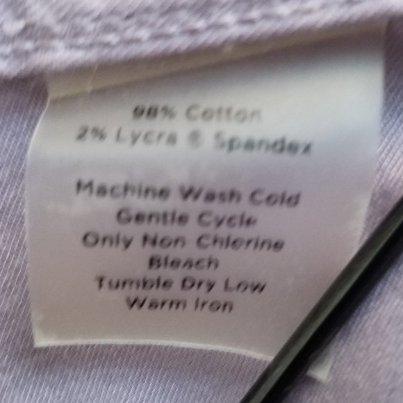 Talbots Petites 6P Shirt Purple Stretch Cotton - Picture 6 of 7